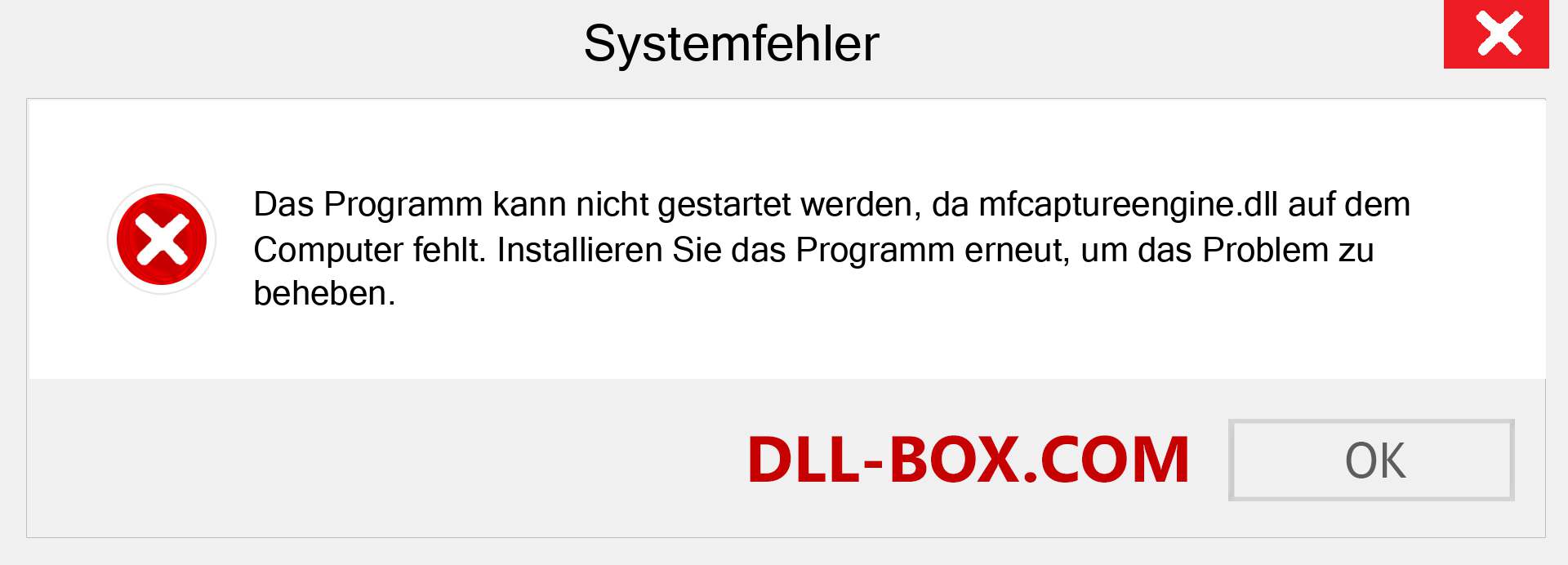 mfcaptureengine.dll-Datei fehlt?. Download für Windows 7, 8, 10 - Fix mfcaptureengine dll Missing Error unter Windows, Fotos, Bildern