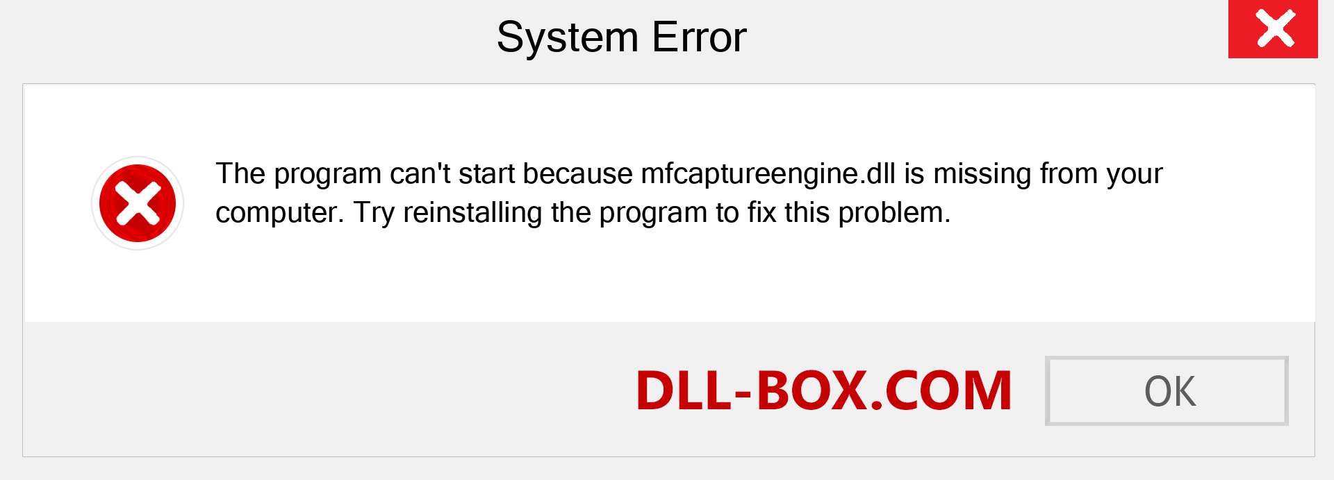  mfcaptureengine.dll file is missing?. Download for Windows 7, 8, 10 - Fix  mfcaptureengine dll Missing Error on Windows, photos, images